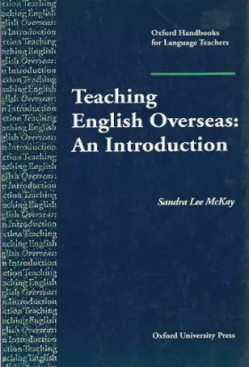 Couverture du produit · Teaching English Overseas: An Introduction (Oxford Handbooks for Language Teachers Series)