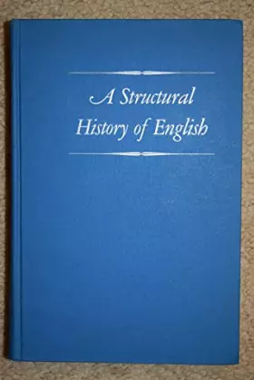 Couverture du produit · A structural history of English