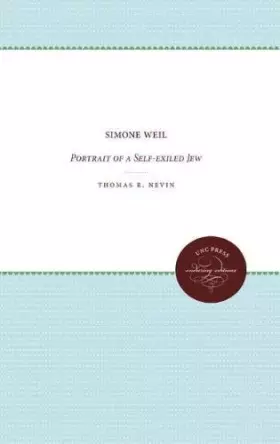 Couverture du produit · Simone Weil: Portrait of a Self-exiled Jew