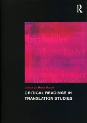 Couverture du produit · Critical Readings in Translation Studies