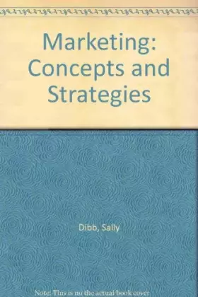 Couverture du produit · Marketing: Concepts and Strategies: European Edition