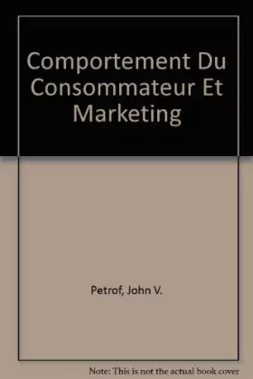 Couverture du produit · Comportement Du Consommateur Et Marketing