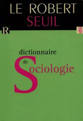Couverture du produit · Dictionnaire de sociologie