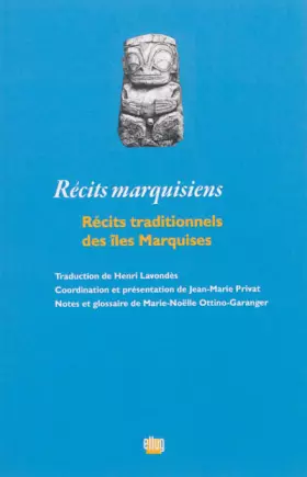 Couverture du produit · Récits marquisiens: Récits traditionnels des îles Marquises