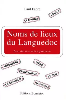 Couverture du produit · Noms de lieux du Languedoc