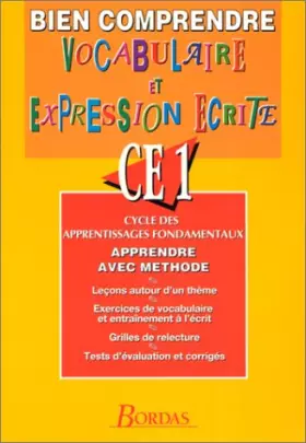 Couverture du produit · BIEN COMP/VOCABUL. CE1 (Ancienne Edition)