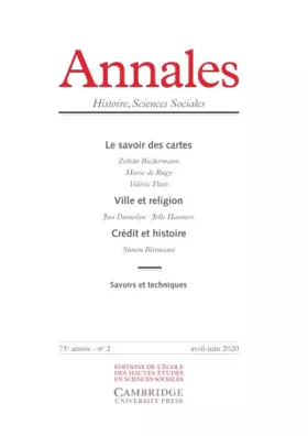 Couverture du produit · Annales. Histoire Sciences Sociales, n° 2020/2 - Le savoir d