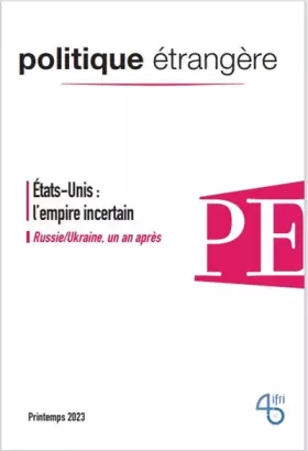 Couverture du produit · Politique étrangère N°1/2023 - Mars 2023