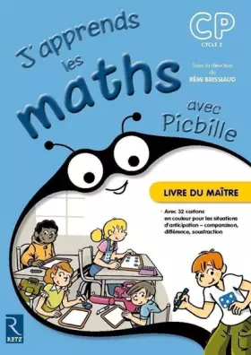 Couverture du produit · J'apprends les maths CP cycle 2 avec Picbille : Livre du maitre