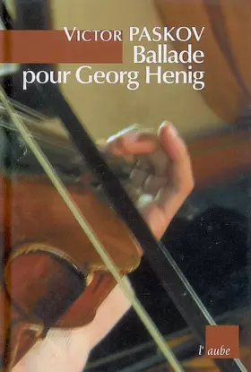 Couverture du produit · Ballade pour Georg Henig