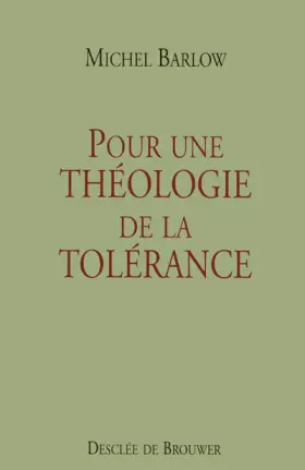 Couverture du produit · Pour une théologie de la tolérance