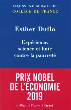 Couverture du produit · Experience, science et lutte contre la pauvreté