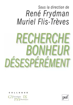 Couverture du produit · Recherche bonheur déséspérement...