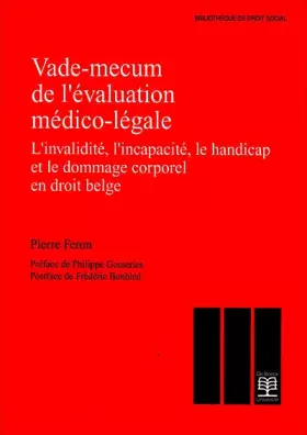 Couverture du produit · Vade-mecum de l'évaluation médico-légale, 3e édition. A l'usage des médecins praticiens