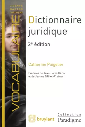 Couverture du produit · Dictionnaire juridique