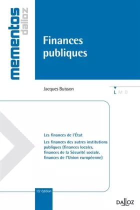 Couverture du produit · Finances publiques - 15e éd.: Mémentos