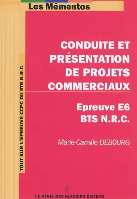 Couverture du produit · Conduite et présentation de projets commerciaux