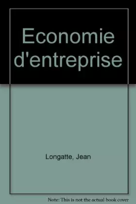 Couverture du produit · Économie d'entreprise - 4ème édition