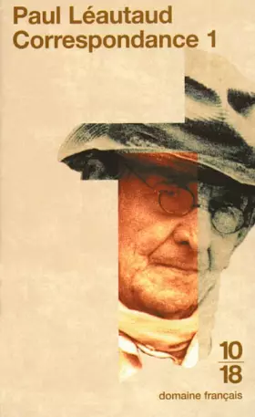 Couverture du produit · Correspondance : Tome 1
