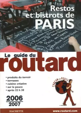 Couverture du produit · Restos et bistrots de Paris
