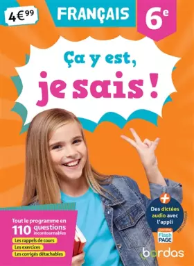 Couverture du produit · Ça y est, je sais ! Français 6e