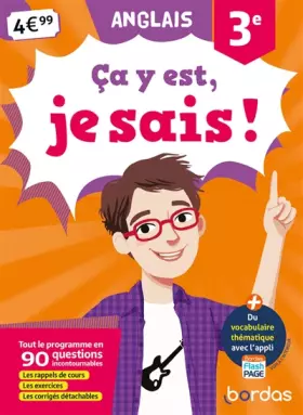 Couverture du produit · Ça y est, je sais ! - Anglais 3e