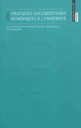 Couverture du produit · Pratiques Documentaires Numériques a l'Université