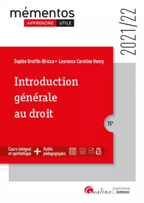 Couverture du produit · Introduction générale au droit: Une synthèse accessible sur le droit objectif et les droits subjectifs pour l'étudiant qui débu