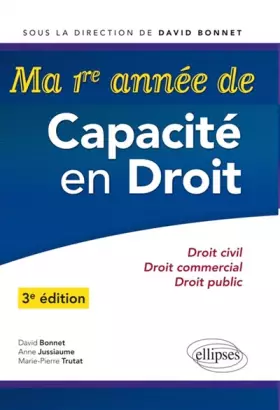 Couverture du produit · Ma 1re Année de Capacité en Droit