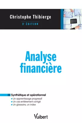Couverture du produit · Analyse financière - Licences, Masters, Cadres en formation continue