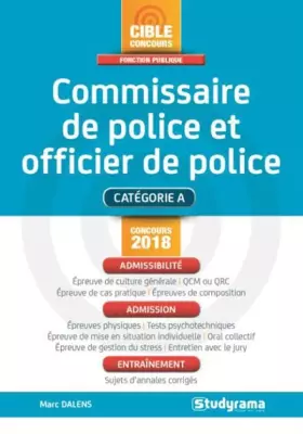 Couverture du produit · Commissaire de police et officier de police