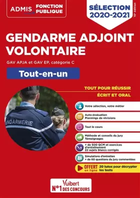 Couverture du produit · Gendarme adjoint volontaire - GAV APJA et GAV EP - Catégorie C - Tout-en-un