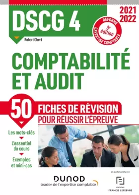 Couverture du produit · DSCG 4 Comptabilité et audit - Fiches de révision 2021/2022: Réforme Expertise comptable (2021-2022)
