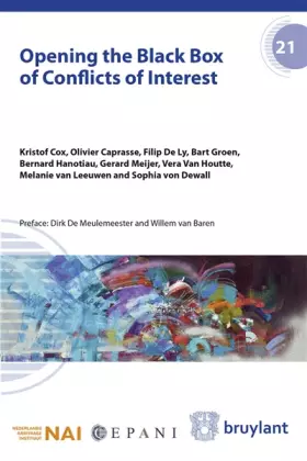 Couverture du produit · Opening the Black Box of Conflicts of Interest