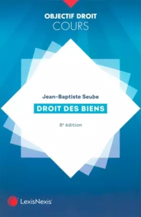 Couverture du produit · droit des biens