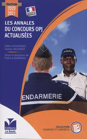Couverture du produit · Les annales du concours OPJ actualisées
