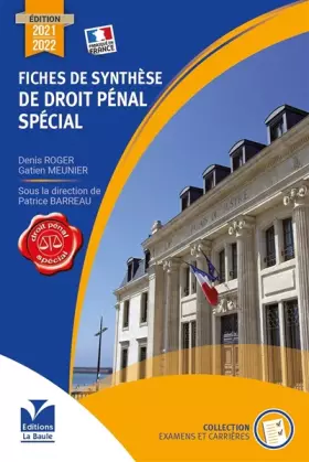 Couverture du produit · Fiches de synthèse de droit pénal spécial