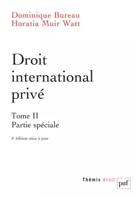 Couverture du produit · Droit international privé. Tome 2