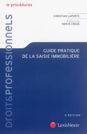 Couverture du produit · Guide pratique de la saisie immobilière