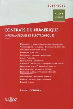 Couverture du produit · Contrats numériques: Informatiques et électroniques