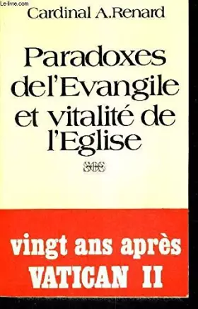Couverture du produit · Paradoxes de l'Évangile et vitalité de l'Eglise