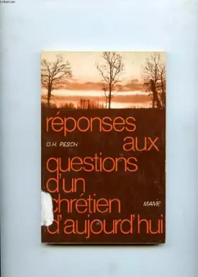 Couverture du produit · REPONSES AUX QUESTIONS D'UN CHRETIEN D'AUJOURD'HUI.