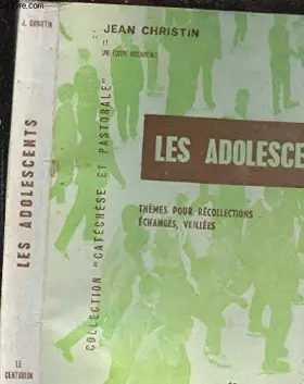 Couverture du produit · Les adolescents