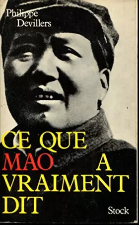Couverture du produit · Ce que mao a vraiment dit.