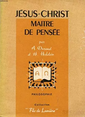 Couverture du produit · JESUS-CHRIST MAITRE DE PENSEE, PHILOSOPHIE