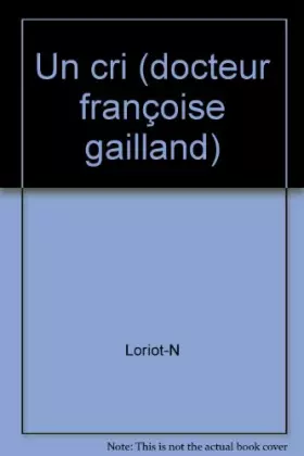 Couverture du produit · Un cri