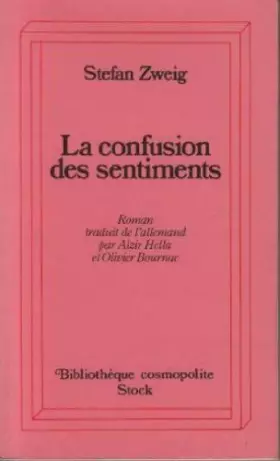 Couverture du produit · La Confusion des sentiments : Notes intimes du professeur R. de D.