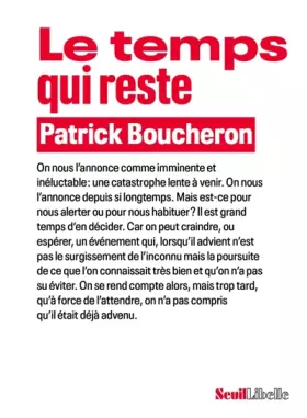Couverture du produit · Le temps qui reste