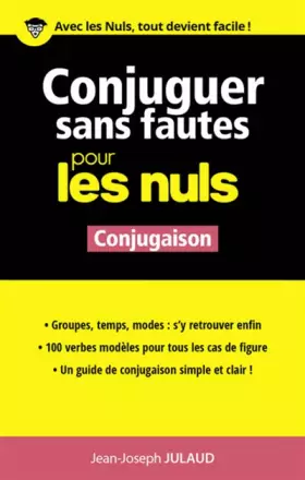 Couverture du produit · Conjuguer sans fautes pour les Nuls
