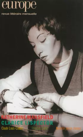 Couverture du produit · Europe, N° 1003-1004, novemb : Katherine Mansfield, Clarice Lispector